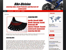Tablet Screenshot of bikedivision.com